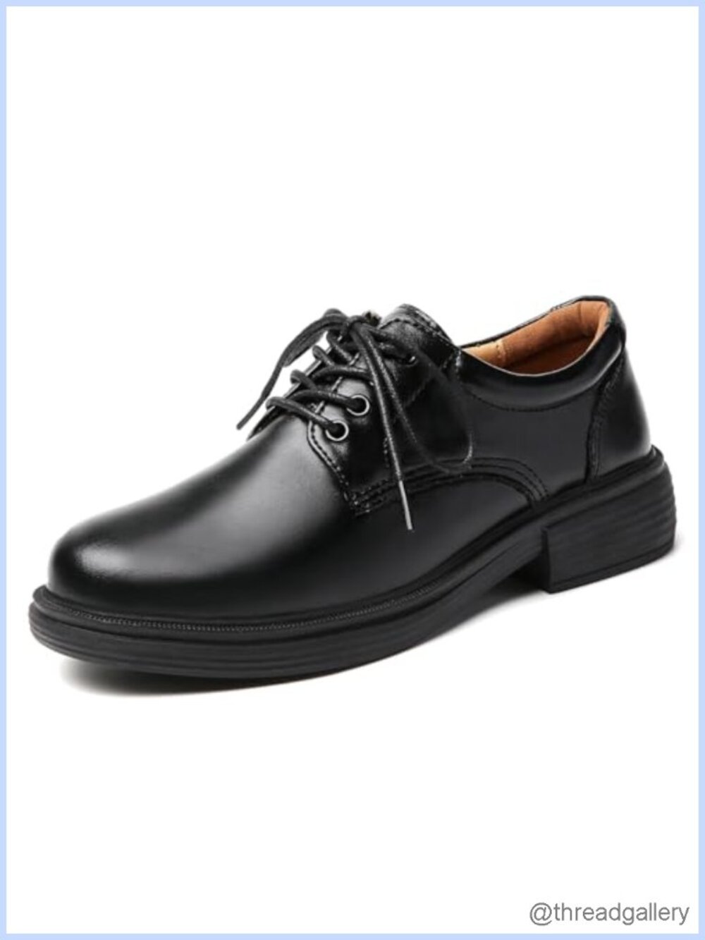 Women's Oxford Shoes Leather Platform Lace Up Comfortable Dressy Work Business